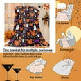 thumbnail image 6 of Halloween Throw Blankets, Halloween Jack-O-Lantern Pumpkins Ghost Bat Cartoon Mouse Flannel Blanket Gifts, Soft Cozy Halloween Decorative Bed Throw Blankets 60x50 Inch, 6 of 6