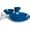 Blue, variant on PETGLE Cascadian Table Set I 6-Piece Camping, Backpacking Mess Kit, Plastic BPA Free, Plate, Bowl, Mug, Cup & Cutlery Set