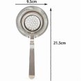 thumbnail image 4 of 1 pc round cocktail strainer, stainless steel ice filtration tool, strainer filter for home bar restaurant, 4 of 5