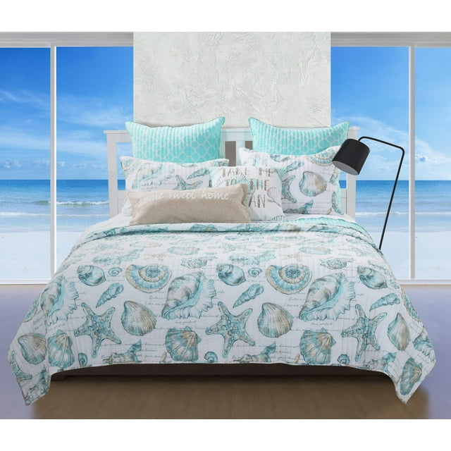 Set de colcha Greenland Home Fashions Cruz Coastal King/Cal King