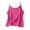 Hot Pink, variant on Pimfylm Women Cotton Linen Camisole Spaghetti Strap Cami Top Sleeveless Scoop Neck Solid Color Plain Loose Basic Tank Shirt , XXL