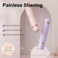 thumbnail image 5 of Peach Please Razor, Peach Please 3.0 Dual Head Shaver for Women, 2-in-1 Electric Razor & Bikini Trimmer, Wet & Dry Waterproof Shaver for Bikini, Legs, Underarms & Body Hair Removal, 5 of 9