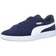 thumbnail image 2 of Puma Men's Smash V2 Peacoat / White Ankle-High Suede Sneaker - 9.5M, 2 of 6