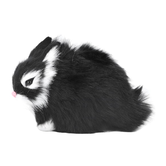 Rabbits Stuffed Doll,Miniature Plush Rabbits Plastic Cute Rabbits Ornaments Stuffed Animal Doll Leading Edge Technology