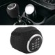 thumbnail image 3 of Perilla de palanca de cambios para coche, palanca de balonmano, repuesto de cuero PU, compatible con Peugeot Boxer, color negro, 6 velocidades, 3 of 6