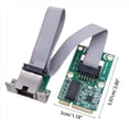 thumbnail image 4 of 2X Nouvelle Carte Réseau Mini PCI-E 1000Mbps Ethernet Gigabit Adaptateur NIC RTL8111F PCI Express 10/100/1000M RJ45 LAN, 2 x PCI-E Gigabit Carte Réseau, Vert, 4 of 8