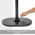 thumbnail image 6 of Crawford Solid Mango Wood C Shape End Table 22 Inch Black, 6 of 9