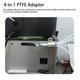 thumbnail image 3 of Adaptador de PTFE 4 en 1, puerto de expansión de tubo Bowden de filamento para impresoras 3D Sahvaim y accesorios BambuLabs, 3 of 7