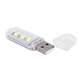 thumbnail image 2 of FLhrweasw Mini Lámpara Lectura Brillante Libro USB Portátil para PC Portátil (blanco 3LED), 2 of 9