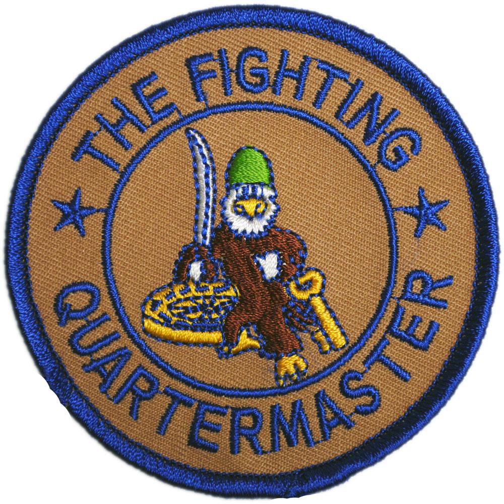 US Army The Fighting Quartermaster Embroidered Iron On Patch