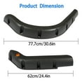 thumbnail image 2 of LABLT 4 - Pack Golf Cart Standard Fender Flares Front and Rear Replacement for Club Car DS 1994 - Up Golf Carts with Metal Hardware, 2 of 5
