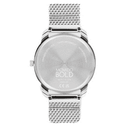 Movado 3601014 Trend Silver Dial Silver Stainless Steel Mesh Bracelet Mens Watch