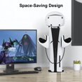 thumbnail image 3 of Jinsinto Display Stand For Ps Vr2 Headset & Controllers, Storage Bracket With 2-in-1 Charging Cable For Ps5 Slim/ps5 Console, 3 of 5