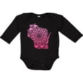 thumbnail image 3 of Inktastic Wisconsin Silhouette Mandala Boys or Girls Long Sleeve Baby Bodysuit, 3 of 5