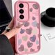 thumbnail image 3 of Funda de corazones de amor de Color caramelo para Samsung Galaxy A55 A54 5G A53 A52 A14 A34 A15 A35 S20 S21 FE S22 S23 S24 Ultra cubierta a prueba de golpes, 3 of 5