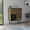 Multicolor#2, variant on Wine Racks For Kitchen Counter, FM FURNITURE Page Corner Bar Cabinet with Wine Storage and Glass Rack. White, White Kitchen Wine Racks,Particle Board Wall Mounted Wine Racks For Kitchen