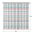 thumbnail image 5 of Pioneer Flower Floral Print Pattern Shower Curtain 72"x72", Bathroom Decorative Shower Curtain Set with 12 Hooks, Waterproof Washable, 5 of 6