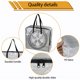 thumbnail image 5 of Bolsa De Viaje Transparente Bolsa De Cosméticos Impermeable Bolsa De Almacenamiento Para Uso En Viajes En El Hogar Speravity HA037285-00, 5 of 6