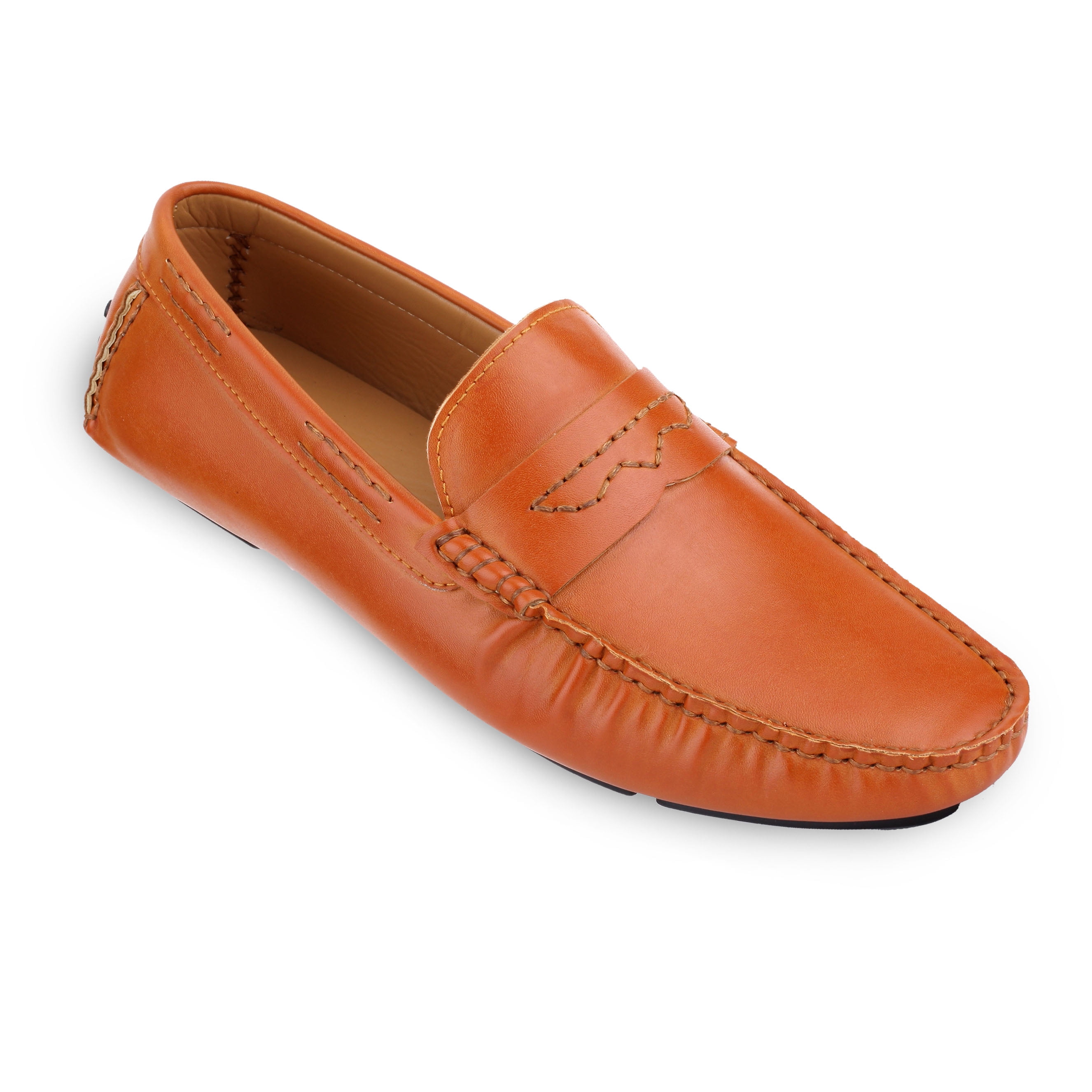 Casually Suave Leather Penny Loafers 
