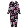 thumbnail image 3 of Like Nastya Pajamas One Piece Hooded Union Suit Onesie PJs Sleepwear, 3 of 8