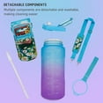 thumbnail image 4 of 64 oz Cute Water Bottle with Sleeve BPA Free Half Gallon Water Jug with Straw and Time Marker, Motivational Gym Workout Pregnancy Water Bottles Gifts for Women, 4 of 6