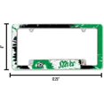thumbnail image 2 of Dallas Hockey Star's Chrome Metal License Plate Frame with Tie Dye Design, 2 of 6