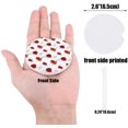 thumbnail image 2 of RYLABLUE Red Poppies Pattern Set of 6 Car Coaster for Drinks, Absorbent Ceramic Stone Coasters Cup Mat with Cork Base for Home Kitchen Room Coffee Table Bar Decor, 2 of 5