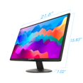 thumbnail image 2 of Sceptre Monitor 24" 1080p HDMI VGA 75hz 5ms HD LCD - E248W-1920, 2 of 5