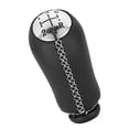thumbnail image 3 of Perilla de Marchas Manual Accesorios Universales de Cuero PU de Repuesto de 5 Velocidades para MK2 Scenic MK2 Cordón Blanco, 3 of 7