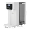 thumbnail image 2 of 9.05*5.51 Adjustable Design Modern Rectangular Instant Hot Water Dispenser White for Bedroom, Living room, 2 of 19
