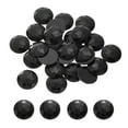 thumbnail image 1 of Piedras de Cristal Acrílicas Redondas de Fondo Plano, Piedras de Cristal Negras de 25mm para Decoración de Manualidades 25Pcs, 1 of 7
