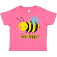 thumbnail image 3 of Inktastic Bee Happy Boys or Girls Toddler T-Shirt, 3 of 5