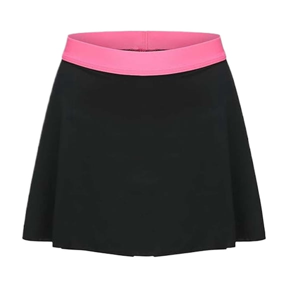 JAJAHO Girls Tennis Skirts With Pockets Built In Shorts High Waisted Sports Casual Skorts Summer Activewear Ages 5-9 Years Cozy Skirt