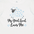 thumbnail image 4 of Inktastic My Great Aunt Loves Me Lamb Boys or Girls Baby T-Shirt, 4 of 5