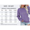 thumbnail image 6 of MOSHU Plus Size Casual Womens Sweatshirts Crewneck Long Sleeve Tops Oversized Pullover Sweatshirt for Women, 6 of 10
