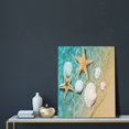 thumbnail image 5 of Sikiie Starfish And Seashell Print Canvas Decorative Hanging Painting, Anti-shrinkage Hanging Frame, Suitable for Home, Office Wall Decorations, 5 of 6