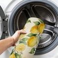 thumbnail image 6 of Entryway Rug 2'x3', Lemon Kitchen Runner Rugs Non-Slip Carpet Mats, Farmhouse Vintage Summer Retro Fruits Yellow Brown Bedside Rugs Runners Washable Floor Carpet for Bathroom Laundry Room, 6 of 8