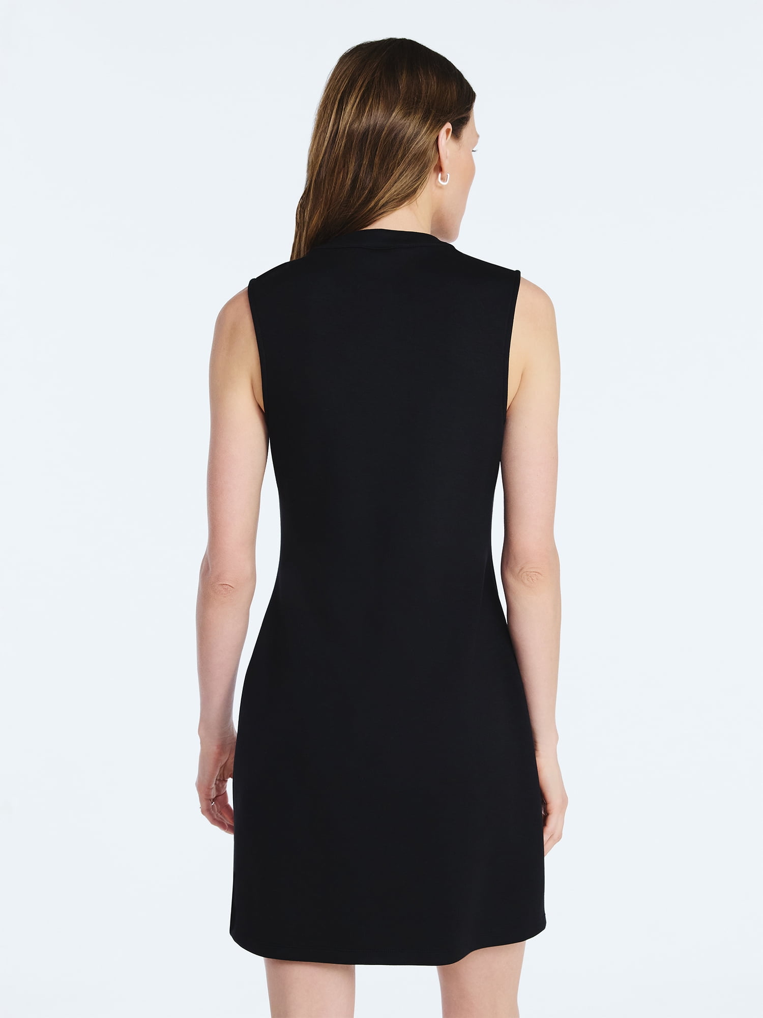 Scoop Women's and Women's Plus New Scubaknit Moto Dress, Sizes Xs-4x Scoop Women's and Women's Plus New Scubaknit Moto Dress, Sizes Xs-4x