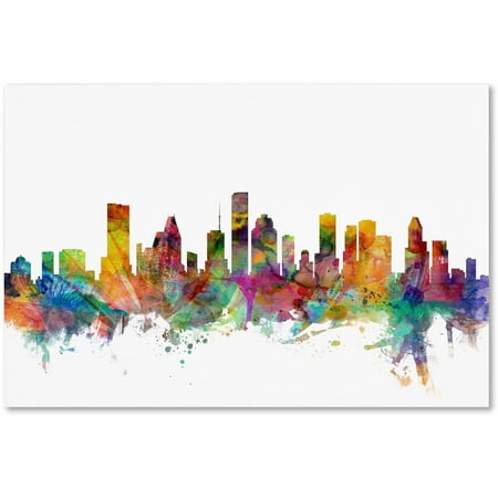 Scene Houston Texas - Trademark Fine Art
