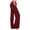 Red, variant on Loose Fit Summer Stretch Casual Trousers Lightweight Elastic High Drawstring Waist Wide Leg Cotton Linen Womens Pants Plus Size Millennium Pants Blue XS
