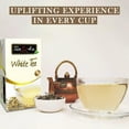 thumbnail image 2 of Tea4U White Ceylon Tea – 25 Tea Bags – Smooth, Fragrant Blend with Handpicked Leaves from Sri Lanka, 2 of 9