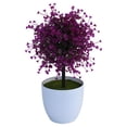 thumbnail image 2 of Visland Artificial Plants Realistic Looking Eye-catching Plastic Simulation Bonsai Ornament Desktop Decor for Home, 2 of 8