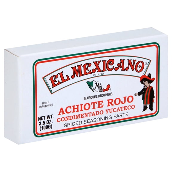 Pack Of 3 El Mexicano Achiote Rojo Spiced Seasoning Paste, 3.5 oz (Package May Vary)