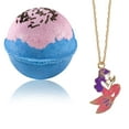 thumbnail image 6 of Big Bath Bomb with Jewelry Surprise Mermaid Necklace Inside Handmade in USA Natural and Safe for Sensitive Skin by Relaxcation 8 oz, 6 of 6