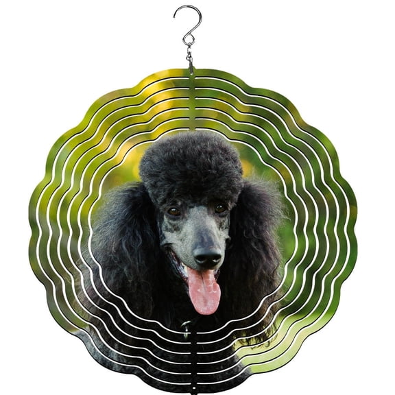 Poodle Wind Spinner, Garden Décor, Yard Décor, Porch Décor