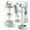 Green, variant on MUM TO MUM 32oz Glass Formula Mixing Pitcher, Microplastic-Free BPA Free Leak-Proof Breastmilk Storage Container, Heat & Cold Resistant Borosilicate Glass with Silicone Seal (Light green)