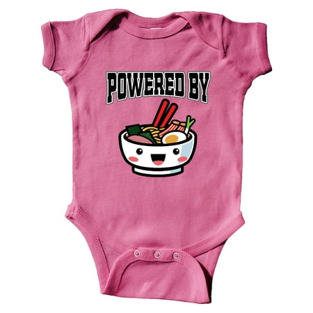 

Inktastic Powered By Ramen Cute Noodles Gift Baby Boy or Baby Girl Bodysuit