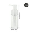 thumbnail image 4 of Miangastore 1Pc 110ml Refillable Spray Bottle Portable Travel Bottle Hairdressing Tool Empty Bottle Container (Transparent), 4 of 9