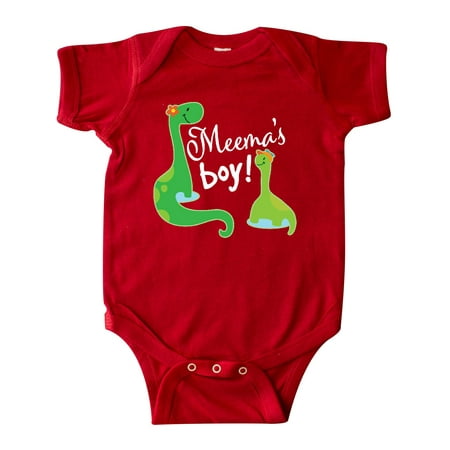 

Inktastic Meema Boy Grandson Gift Dinosaur Gift Baby Boy Bodysuit