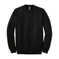 thumbnail image 5 of Gildan DryBlend Men's Crewneck Sweatshirt, Soft Warm Fleece Pullover, Cotton-Poly Blend, Black, 3XL, 5 of 5